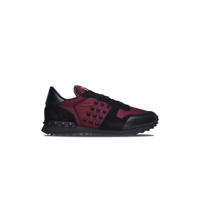 VALENTINO NYLON ROCKSTUD SNEAKERS 1Y2S0748VBU24D VALENTINO NYLON ROCKSTUD SNEAKERS 1Y2S0748VBU24D